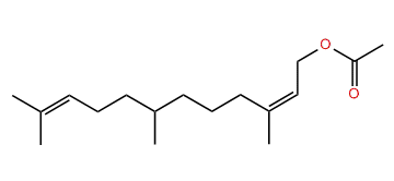 (Z)-3,7,11-Trimethyl-2,10-dodecadienyl acetate